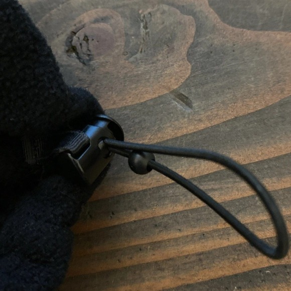 Lands' End Vest Unisex XXL Black Fleece Full Zip Pockets USA Outdoors Hiking - Picture 7 of 9